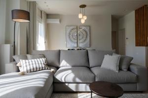Posezení v ubytování Acropolis Deluxe 2BR Apartment