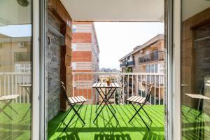 A balcony or terrace at Piso en Palacio Quinta Alegre cerca centro ciudad