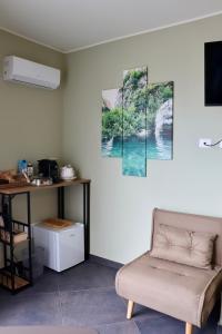 Posezení v ubytování Le Tre Punte B&B