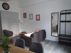Część wypoczynkowa w obiekcie Le Petit Pied à Terre du Luberon