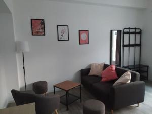 Część wypoczynkowa w obiekcie Le Petit Pied à Terre du Luberon