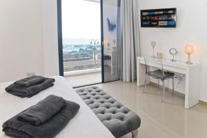 Posezení v ubytování Luxury Villa Punta Mujeres