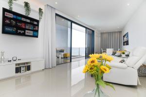 Posezení v ubytování Luxury Villa Punta Mujeres