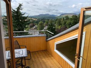 Balkón nebo terasa v ubytování The Viewpoint, 2 Bedroom Apartment in Crieff