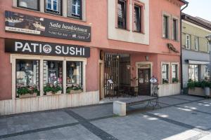 Budynek, w którym mieści się apartament