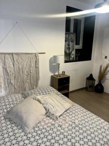 Krevet ili kreveti u jedinici u objektu Moulin à huile contemporain