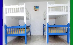 Postel nebo postele na pokoji v ubytování Hostel des 3 sources
