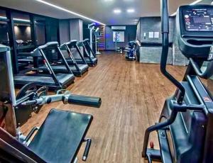 Fitnesscenter och/eller fitnessfaciliteter på Maravilhoso studio - Ponta Verde