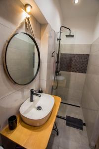 Et badeværelse på Apartament CCH - Biskupia