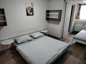 Postel nebo postele na pokoji v ubytování Motel Šofér