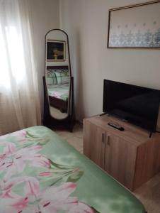 TV a/nebo společenská místnost v ubytování MARIOS HOUSE 1