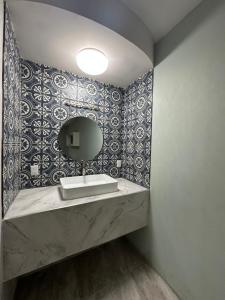 Koupelna v ubytování Hotel Awazul Bacalar