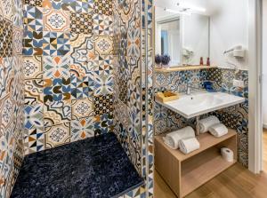 A bathroom at Cuore di Sorrento Suites