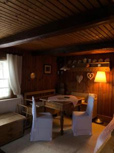 Posezení v ubytování Ferienhaus Pliescherhof