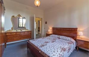 A bed or beds in a room at Nice Apartment In Marti Pi With Wifi