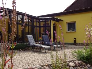 Zahrada ubytování Ferienhaus "Am Gutspark"