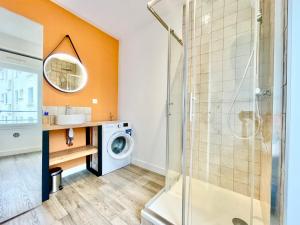 Kúpeľňa v ubytovaní Brest - Le Gestin - Appartements - Lumineux - Tout Confort - Fibre Internet
