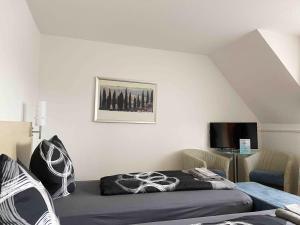 Postel nebo postele na pokoji v ubytování Schöne Apartments I private Parkplätze I home2share