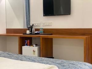 The Urban Hive Hotel客房内的一张或多张床位