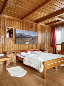 Posteľ alebo postele v izbe v ubytovaní Z Giewontem w Tle Apart&Room