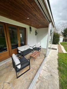 Część wypoczynkowa w obiekcie Gîte d'Esila