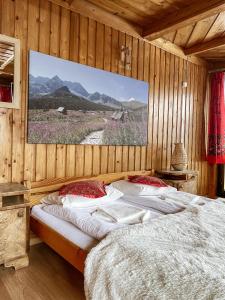 Posteľ alebo postele v izbe v ubytovaní Z Giewontem w Tle Apart&Room