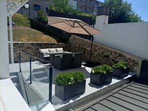 Balkón alebo terasa v ubytovaní Casa a Antiga Tenda