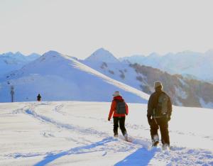 冬天的Camping écovillage Soleil du Pibeste