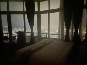 Katil atau katil-katil dalam bilik di Hotel Pokharaeye