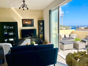 Posezení v ubytování Ta Phyllis - Apartments & Villas with Sunset & Sea Views