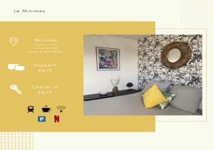 Mynd úr myndasafni af Minimes studio - metro 5 min - parking privé - Entrée autonome í Toulouse