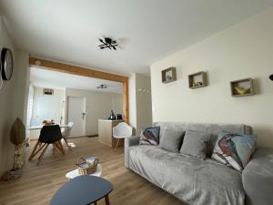 Posezení v ubytování Gîte Au bord du Halage