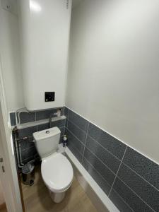 Koupelna v ubytování Gîte Au bord du Halage