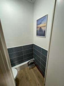 Koupelna v ubytování Gîte Au bord du Halage