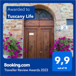 Certifikát, ocenenie alebo iný dokument vystavený v ubytovaní Tuscany Life