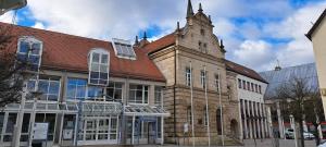 Das Gebäude in dem sich die Ferienwohnung befindet