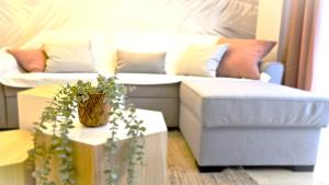 Posezení v ubytování BEACH VALENCIA LUXURY B40-7 Apartament on Beach