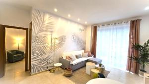 Posezení v ubytování BEACH VALENCIA LUXURY B40-7 Apartament on Beach