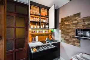 Kuchnia lub aneks kuchenny w obiekcie Apartament gościnny
