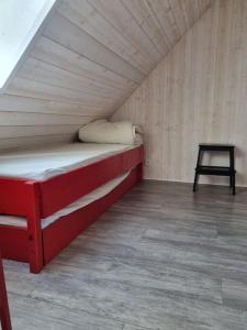 Postel nebo postele na pokoji v ubytování Studio au pied des pistes