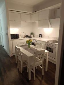 Køkken eller tekøkken på Garbary Residence in Poznań