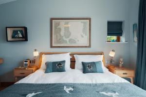 Postel nebo postele na pokoji v ubytování Air an Oir - Skye Self Catering