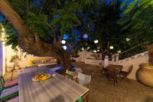 A garden outside Casa Angelina Lindian House with large garden