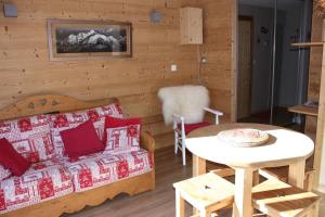 Posteľ alebo postele v izbe v ubytovaní Le Cristal du Mont-Blanc