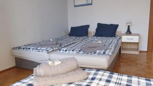 Postel nebo postele na pokoji v ubytování Poznań Winogrady