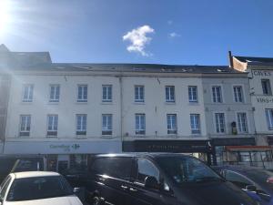 Budynek, w którym mieści się apartament