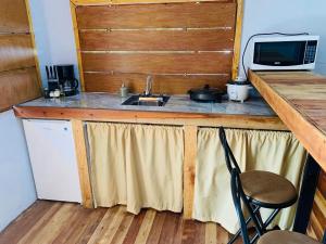 Cucina o angolo cottura di Cabañas del Bosque
