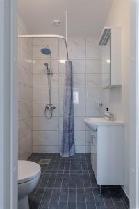 Koupelna v ubytování Posti Guesthouse
