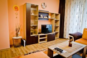 A television and/or entertainment centre at Sunflower Apartment City Center