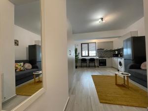 Køkken eller tekøkken på Luxury Apartment